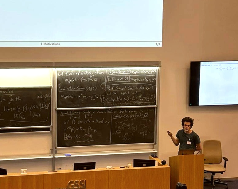 talk at GSSI